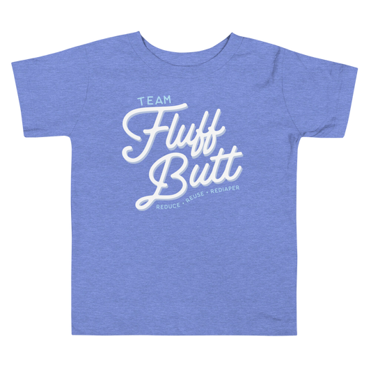 Toddler Tee — Team Fluff Butt (Blue)